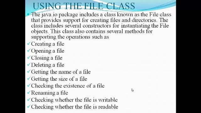 Managing Input / Output Files in Java - ICT ELRC смотреть онлайн