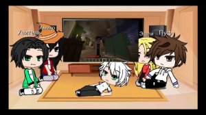 Реакция майнкрафт но в меня влюбился хулиган школы на руню ||•Milka_moon•|| перезалив