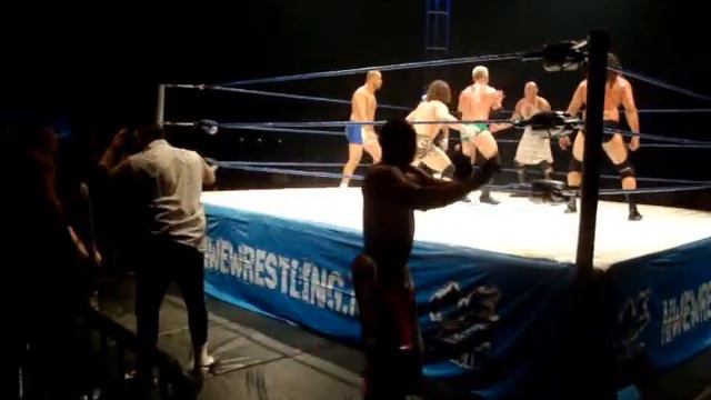 King Danza run in during Chuck Palumbo vs Ken Anderson (NWE) смотреть онлайн