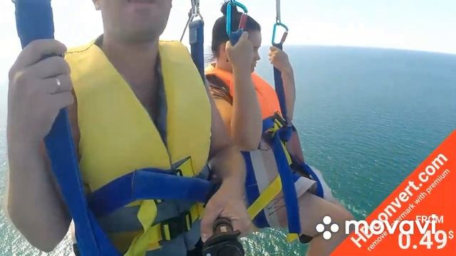 Лазаревское, Полёт на парашюте смотреть онлайн