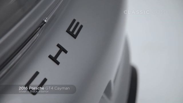 2016 Porsche GT4 Cayman Silver