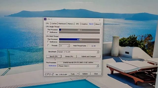 INTEL XEON E5 2660 V3 OC tested CPU-Z смотреть онлайн