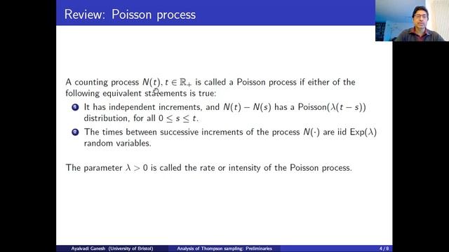 Lecture 7: Analysis of Thompson sampling: Relating Beta and Binomial distributions смотреть онлайн