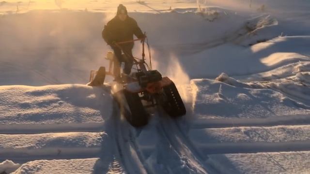 Гусеницы на мотоблоке.Особенности эксплуатации смотреть онлайн
