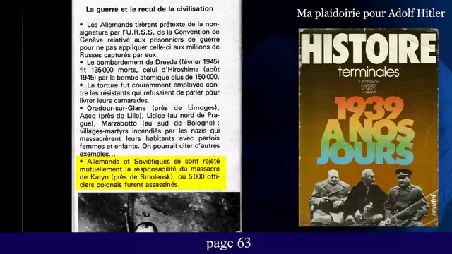 Plaidoirie Pour Hitler || Ep. 4: La Propagande Mensongère D'après-guerre