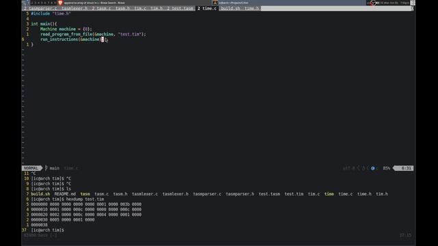 Building a Virtual Machine in C - Generating Bytecode смотреть онлайн