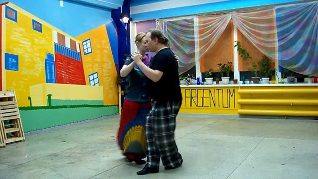 Саша и Карина Арманд - Танго, Argentum Tango, фев. 2018, аргентинское танго в Туле смотреть онлайн