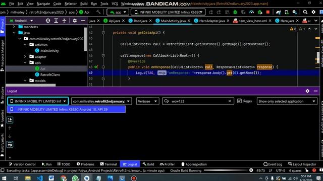 Retrofit for Android Part 9 with PHP API | REST API | ANDROID in Urdu Hindi смотреть онлайн