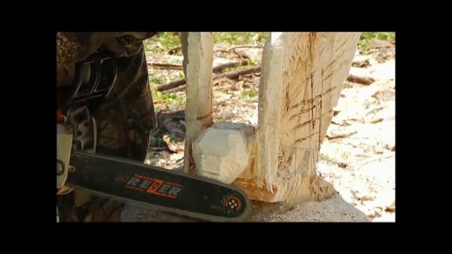 Пикирующий орёл!=)) Резьба бензопилой. Шоруньжа! смотреть онлайн