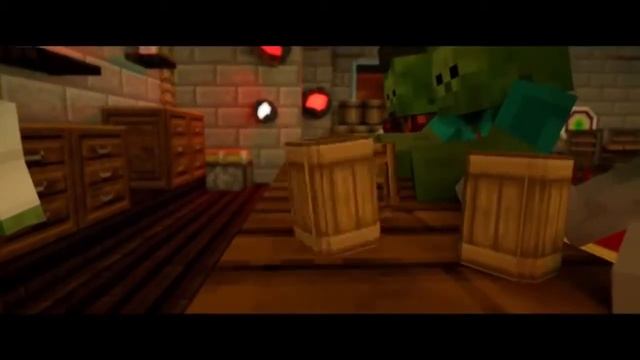 Скелет и Зомби в Баре. [#5] - Minecraft Мульт смотреть онлайн