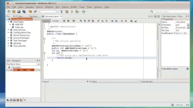1.1. Creating a Web service (used later for BPEL orchestration (1/3)) смотреть онлайн
