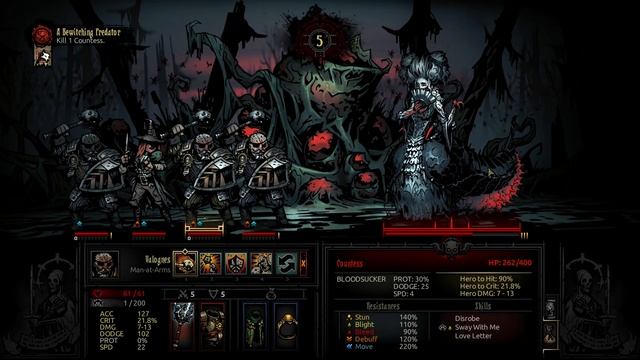 Darkest Dungeon - The Crimson Court - Countess Boss Fight смотреть онлайн