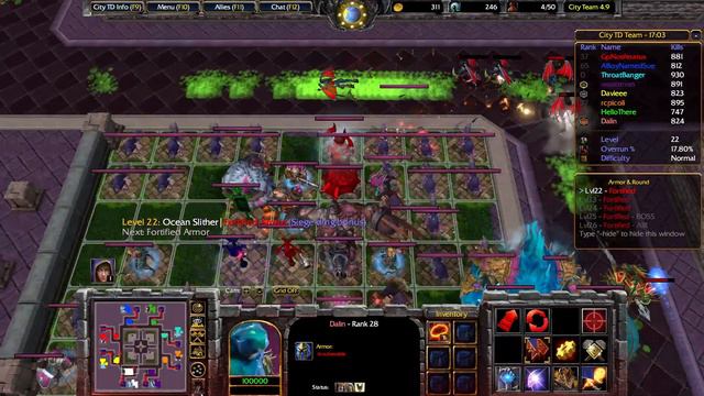 Warcraft 3, City TD #10 смотреть онлайн