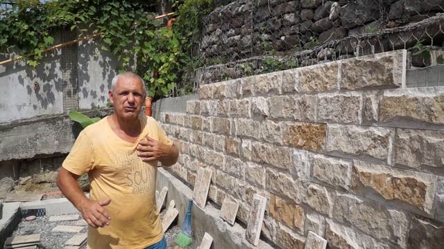 Укладка дагестанского камня в Сочи.ч.2. смотреть онлайн