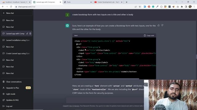 (01) Build Laravel App with ChatGpt | Build App with ChatGpt | Chat Gpt смотреть онлайн