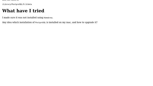 Databases: Uninstalling / upgrading PostgreSQL on OSX (2 Solutions!!) смотреть онлайн