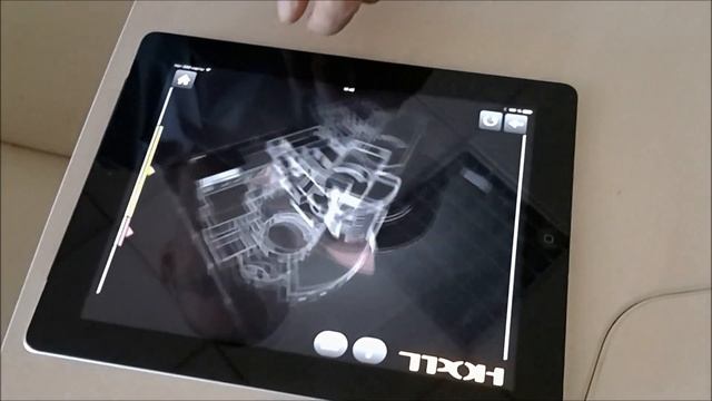 THRONE 3D Control On IPad (THRONE - 3D Smart Home Interface, 3D интерфейс умного дома)