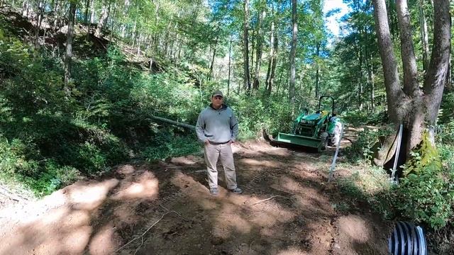 #189 John Deere 2032R and 4052R Team Up To Install a 36" Culvert for Improved Access to the Oasis смотреть онлайн