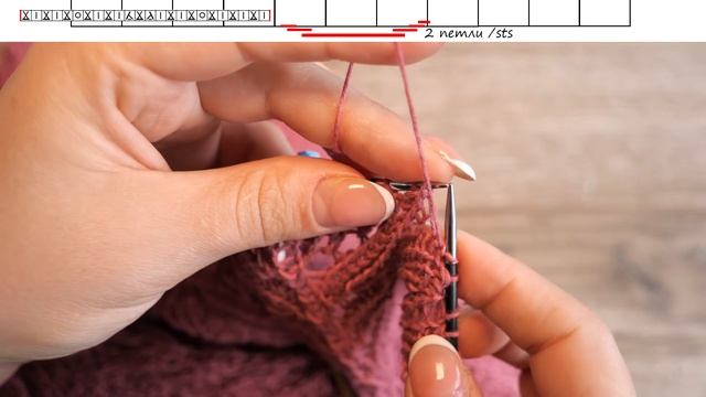Кружевная кофточка спицами (часть 3) ? Lace Blouse Knitting Pattern (part 3)