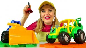 Мультики для малышей про машинки. Автошкола. Веселые уроки для трактора и машинок