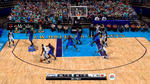 NBA Elite 11 Gameplay New Orleans Hornets vs Orlando Magic смотреть онлайн