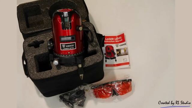 Poziomica laserowa DEKO LL5 4V1H Unboxing смотреть онлайн
