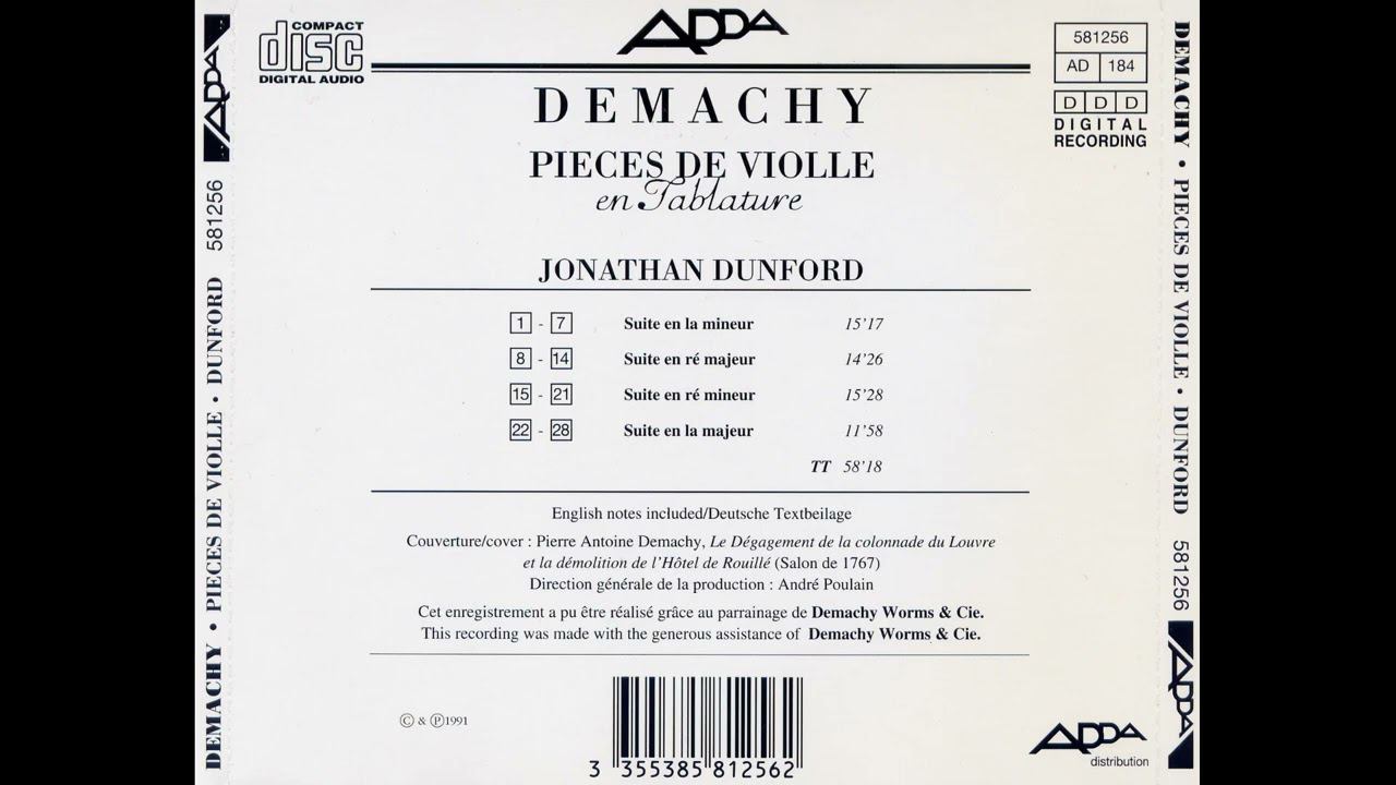 Monsieur De Machy - Pieces De Violle En Tablature