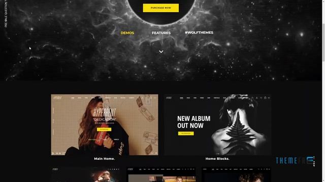 Hyperbent - A Modern Music WordPress Theme Willka Crofton смотреть онлайн