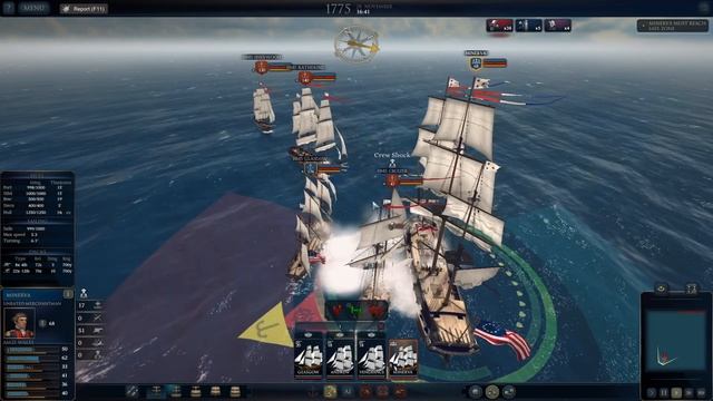 Ultimate Admiral: Age of Sail US Campaign Ep4 Emergency Provisions смотреть онлайн