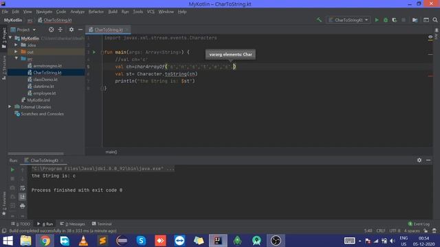 KOTLIN Conversion || CharArray To String Conversion || Intellij IDEA || Kotlin Programming Language смотреть онлайн