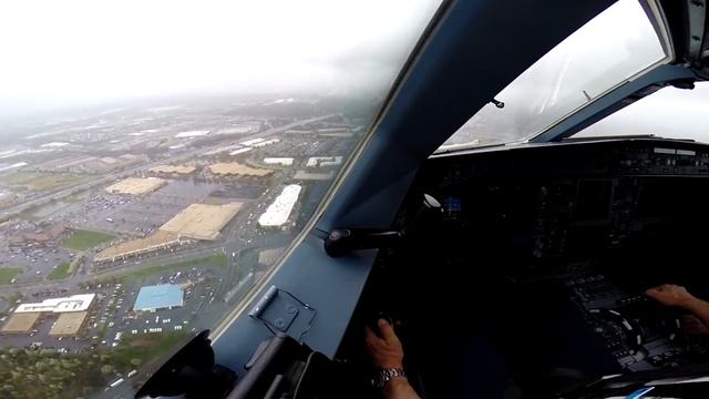 Landing At Washington Dulles International