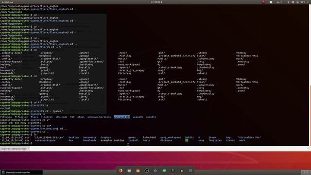 Linux основы. Терминал в Ubuntu. Команда cd, pushd, popd. смотреть онлайн