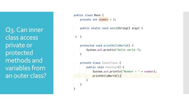 Java interview questions | Access modifiers [Answers with examples] смотреть онлайн