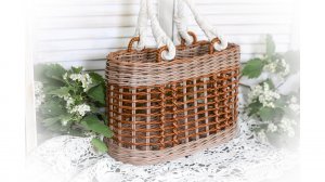 Пляжная ажурная сумка