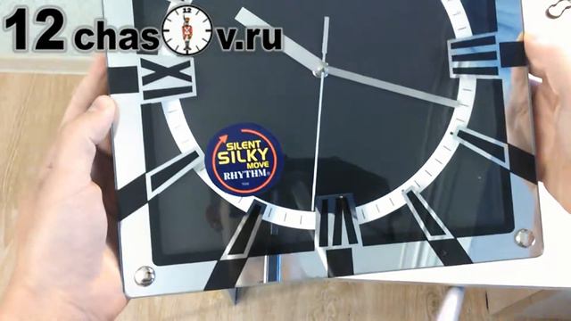 Японские настенные часы Ритм CMG990NR02 смотреть онлайн
