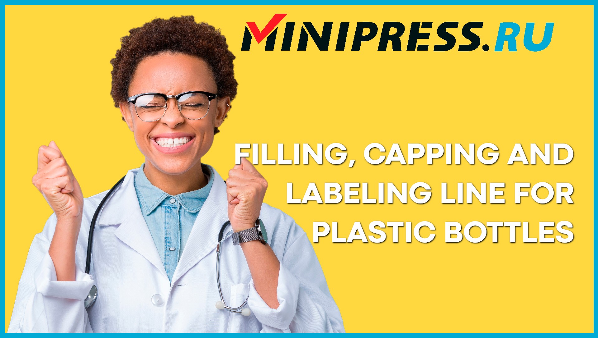 Filling Capping And Labeling Line For Plastic Bottles