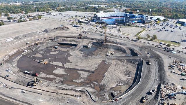 Buffalo Bills New Stadium Update *October 4, 2023* - Drone Video смотреть онлайн