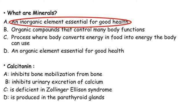 MED LEVEL 2 GIT module BIO SGD Minerals deficiency смотреть онлайн