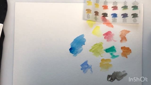 Daler Roweney акварель 12 цветов распаковка смотреть онлайн