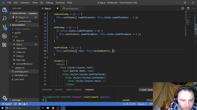 React Native Web Game Logic (P7D4) - Live Coding with Jesse смотреть онлайн