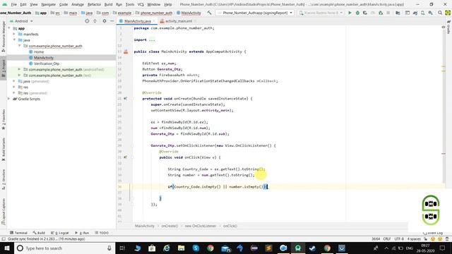 generate OTP in android studio:-Authenticate with Firebase on Android using a Phone Number Part 1 смотреть онлайн