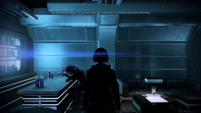 Mass Effect 3: Tali gets drunk (Miranda dead version) смотреть онлайн