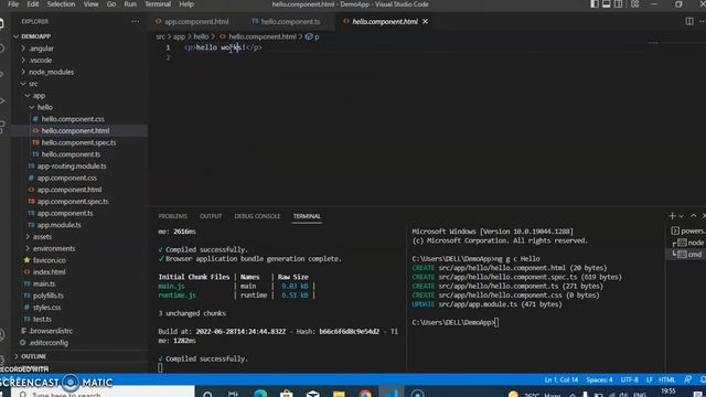 Create Component in angular #vscode #angular #component_in_angular #node #npm #beginners смотреть онлайн