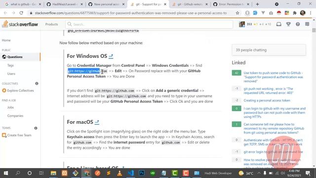 (18) Create Personal Github Token | Add Github Token | Login in Github using token смотреть онлайн