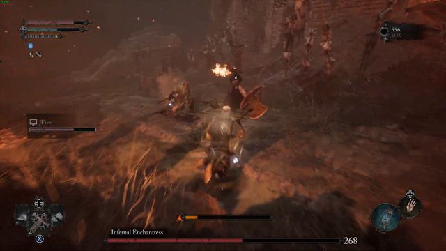 The Lords of The Fallen Infernal Enchantress Coop Boss Battle 4k смотреть онлайн