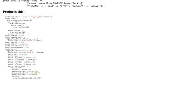 Databases: Mongodb find() not working as expected, PHP смотреть онлайн