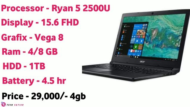 Best Budget Laptop for 30,000 Rs Ryzen & Radeon Vega Graphics TOP 3 RYZEN 5 HD смотреть онлайн