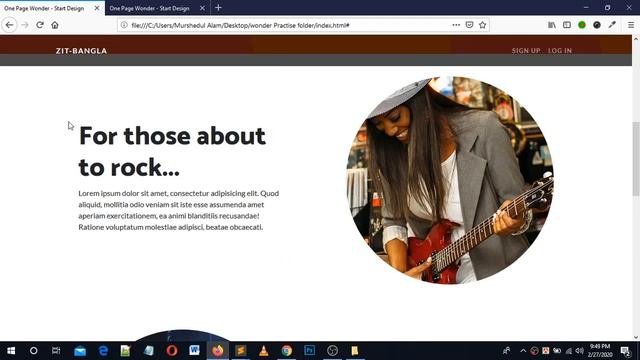Web Design Beginners Tutorial 2020 bangla Landing Page Design by Bootstrap 4 Part 8 смотреть онлайн