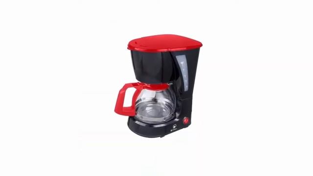 Кофеварка капельная Василиса КВ-600 цвет черный с красным противокапельная система гарантия 1 год смотреть онлайн