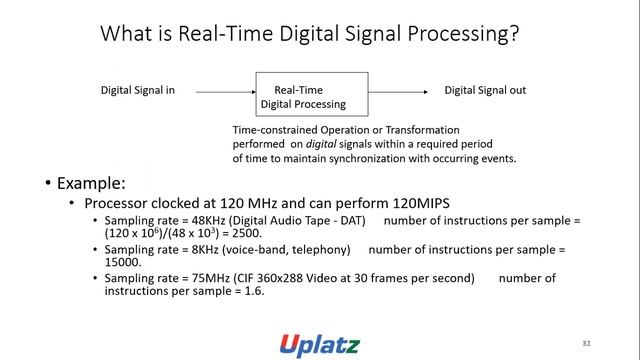Learn DSP Concepts & Applications - part 1 | Digital Signal Processing (DSP) Introduction | Uplatz смотреть онлайн